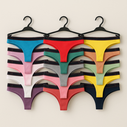 Premium Quality Ladies Brand Panty 3 Hanger (15 PCS)